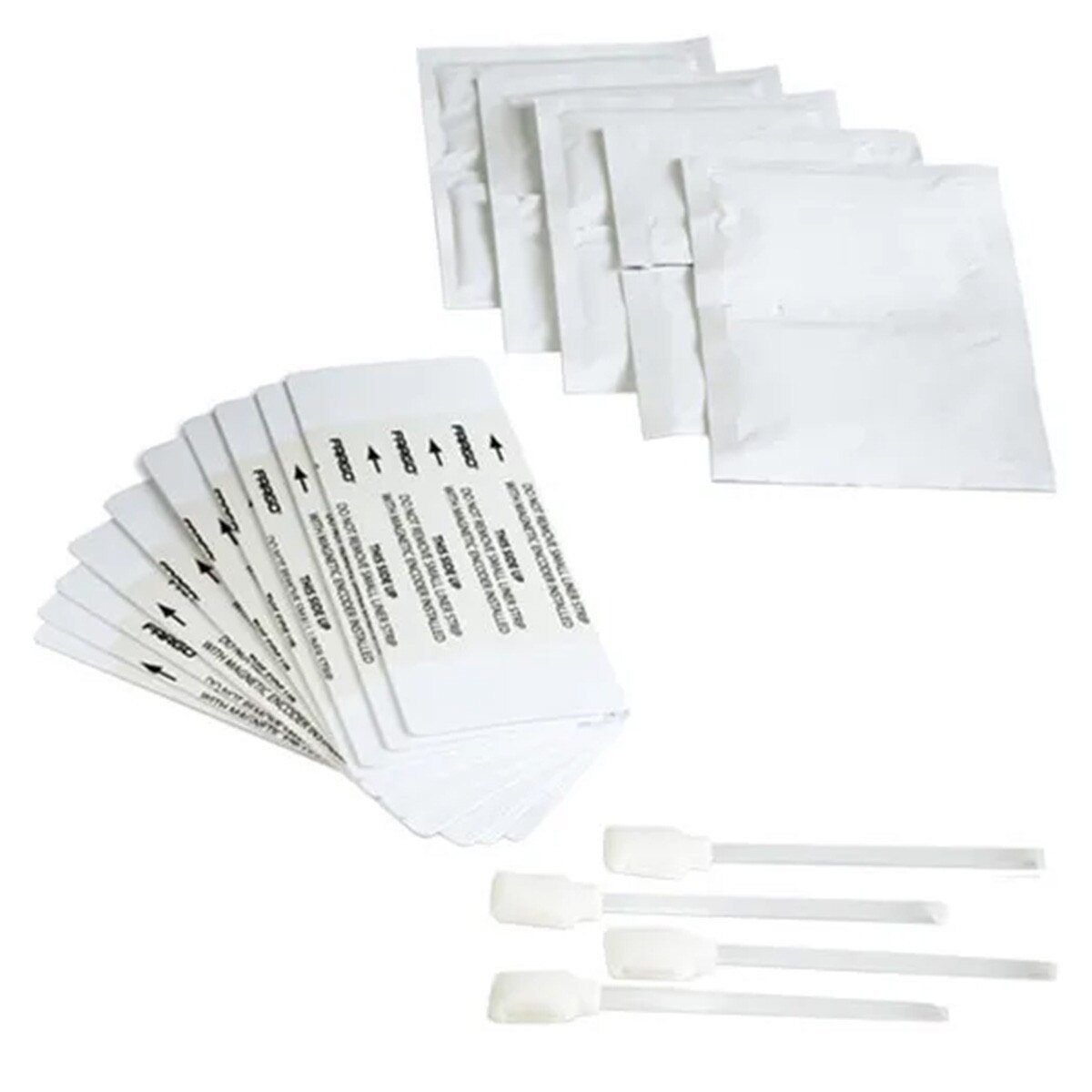 cleaning kit components fanned out